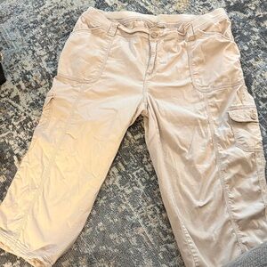Style & Co. Beige Cargo Capris